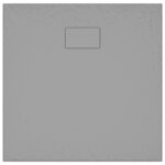 vidaXL Receveur de douche SMC Gris 90x80 cm