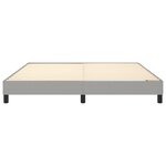 vidaXL Cadre de lit sans matelas gris clair 180x200 cm tissu