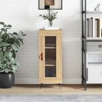 vidaXL Buffet Chêne sonoma 34 5x34x90 cm Bois d'ingénierie