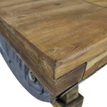 vidaXL Table basse Bois de récupération massif 90x50x35 cm