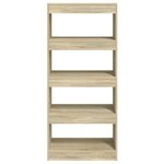 vidaXL Bibliothèque/Cloison Chêne sonoma 60x30x135cm Bois d'ingénierie
