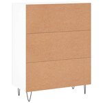 vidaXL Buffet blanc 69 5x34x90 cm bois d'ingénierie