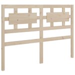vidaXL Cadre de lit sans matelas 120x190 cm bois massif