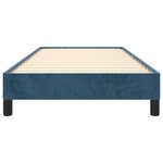 vidaXL Cadre de lit Bleu foncé 90x200 cm Velours