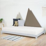 Lit enfant TEENY 140 x 200 gris clair