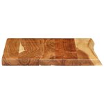 vidaXL Dessus de meuble-lavabo de salle de bain Acacia 58x52x3 8 cm