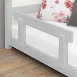 Barrière de lit enfant TRUSTY gris clair