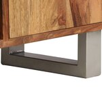 vidaXL Meuble TV Bois de Sesham massif avec finition miel 118x30x40 cm