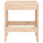 vidaXL Tabourets de jardin lot de 2 40x36x45 cm bois massif de pin