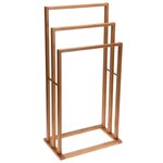 Bathroom Solutions Porte-serviette Bambou avec 3 barres