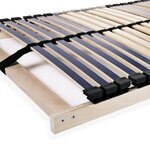 vidaXL Sommier à lattes sans matelas avec 42 lattes 7 zones 70x200 cm