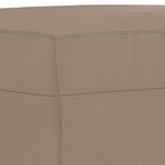 vidaXL Repose-pied Cappuccino 70x55x41 cm Similicuir