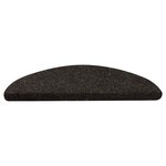 vidaXL Tapis d'escalier autocollants 15 Pièces 56x17x3 cm Anthracite