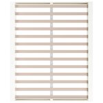 vidaXL Cadre de lit sans matelas blanc 160x200 cm bois massif