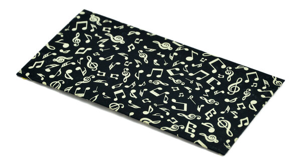 PAPERTREE AMADEUS Lot de 5 Enveloppes cadeau 19x10 Noir