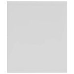 vidaXL Bibliothèque/Meuble TV Blanc 36x30x114 cm Bois d'ingénierie