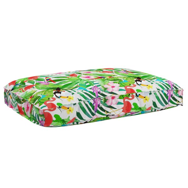 vidaXL Coussin de palette pour siège Jungle tropical 120x80x12 cm en tissu Oxford