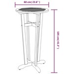 vidaXL Ensemble de bar de jardin 5 Pièces bois d'acacia solide