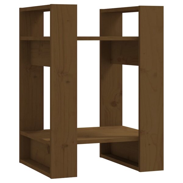 vidaXL Bibliothèque/Séparateur de pièce Marron miel 41x35x57 cm Pin