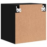 vidaXL Meubles TV muraux 2 Pièces noir 40 5x30x40 cm bois d'ingénierie