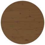 vidaXL Table basse Marron miel Ø 55x45 cm Bois massif de pin