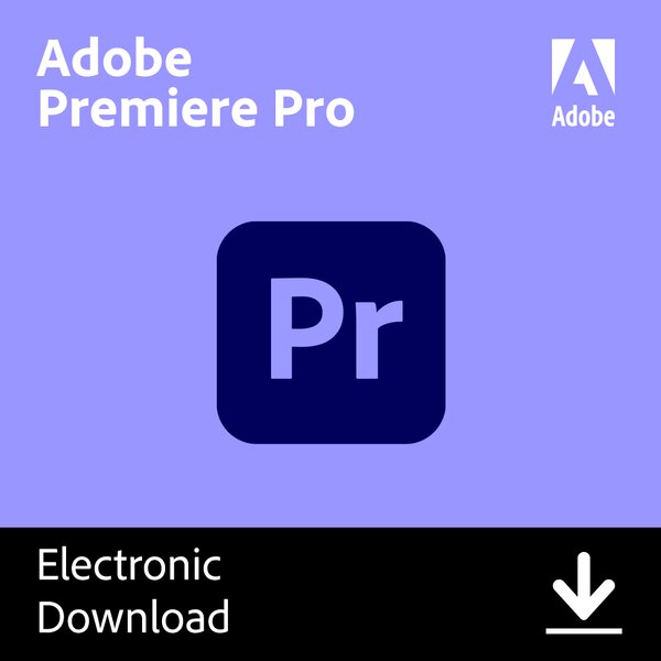 Adobe premiere pro - abonnement 1 an - 1 utilisateur - a télécharger