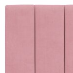 vidaXL Cadre de lit sans matelas rose 140x200 cm velours