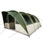 vidaXL Tente familiale tunnel 7 personnes vert imperméable