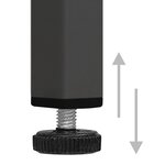 vidaXL Meuble TV Anthracite 105x35x50 cm Acier