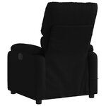 vidaXL Fauteuil de massage inclinable électrique Noir Tissu