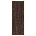 vidaXL Armoire à chaussures chêne marron 80x21x57 cm Bois d'ingénierie