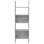 vidaXL Bibliothèque Gris béton 60x35x180 cm Bois d’ingénierie