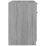 vidaXL Bureau Sonoma gris 100x50x75 cm Bois d'ingénierie