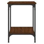 vidaXL Table basse chêne marron 40x40x55 cm bois d'ingénierie