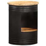 vidaXL Table basse 43x55 cm bois de manguier solide