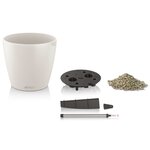 LECHUZA Jardinière Classico Color 43 ALL-IN-ONE Blanc 13230