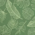 vidaXL Coussin de banc de jardin motif de feuilles 120x50x4 cm