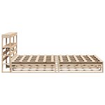 vidaXL Cadre de lit sans matelas 150x200 cm bois de pin massif
