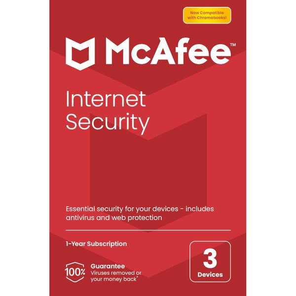 Mcafee internet security - licence 1 an - 1 appareil - a télécharger