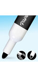 Paper mate - 4 marqueurs tableau blanc effaçable - noir  bleu  vert  rouge - pointe ogive - sous blister