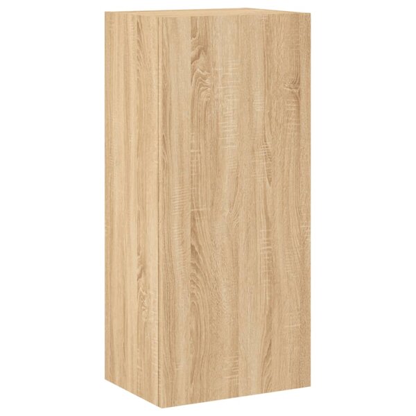 vidaXL Meuble TV mural chêne sonoma 40 5x30x90 cm bois d'ingénierie