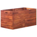 vidaXL Lit surélevé de jardin Bois d'acacia 100x50x50 cm