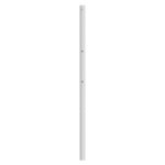 vidaXL Tête de lit métal blanc 100 cm