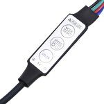vidaXL Meuble TV avec lumières LED noir 90x35x40 cm