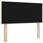 vidaXL Tête de lit capitonnée crème 80 cm en tissu