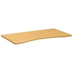 vidaXL Dessus de bureau 100x60x2 5 cm bambou