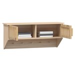 vidaXL Armoire murale et crochets 80x24x35 5 cm bois d'ingénierie