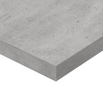 vidaXL Panneaux de bibliothèque 4 Pièces Gris béton 80x20x1 5cm Aggloméré