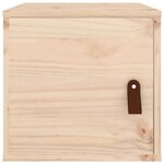 vidaXL Armoires murales 2 Pièces 31 5x30x30 cm Bois de pin massif