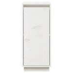 vidaXL Buffets 2 Pièces Blanc 31 5x34x75 cm Bois massif de pin